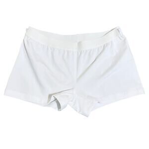 NWOT Puma Girl‎ Kid Size XL White Shortie Shorts Dance Athletic Gymnastics